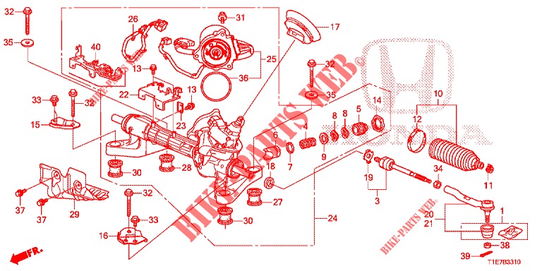 P.S. GEAR BOX (LH) for Honda CR-V 2.0 S 5 Doors 6 speed manual 2018