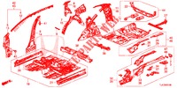 FLOOR/INNER PANELS (1) for Honda CR-V 1.5 BASE 5 Doors 6 speed manual 2019