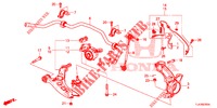 FRONT ARTICULATION / LOWER FRONT ARM for Honda CR-V 1.5 BASE 5 Doors 6 speed manual 2019