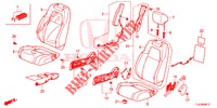 FRONT SEAT/SEATBELTS (D.) for Honda CR-V 1.5 BASE 5 Doors 6 speed manual 2019