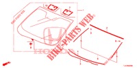 FRONT WINDSHIELD/ REAR WINDSHIELD  for Honda CR-V 1.5 BASE 5 Doors 6 speed manual 2019