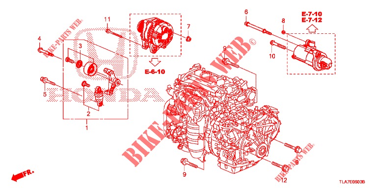 AUTO TENSIONER (1.5L) for Honda CR-V 1.5 BASE 5 Doors 6 speed manual 2019