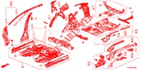 FLOOR/INNER PANELS (1) for Honda CR-V 1.5 MID 5 Doors 6 speed manual 2019