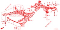 FRONT SUB FRAME/REAR BEAM  for Honda CR-V 1.5 MID 5 Doors 6 speed manual 2019
