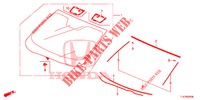 FRONT WINDSHIELD/ REAR WINDSHIELD  for Honda CR-V 1.5 MID 5 Doors 6 speed manual 2019