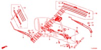 FRONT WINDSHIELD WIPER (LH) for Honda CR-V 1.5 MID 5 Doors 6 speed manual 2019
