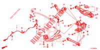 REAR LOWER ARM/RADIUS ROD (2WD) for Honda CR-V 1.5 MID 5 Doors 6 speed manual 2019