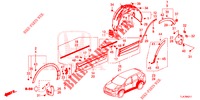 SIDE SILL GARNISH/PROTECT OR  for Honda CR-V 1.5 MID 5 Doors 6 speed manual 2019