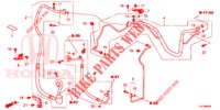 AIR CONDITIONER (FLEXIBLES/TUYAUX) (1.5L) (LH) (2) for Honda CR-V 1.5 MID 5 Doors full automatic 2019