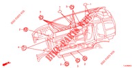 GROMMET (INFERIEUR) for Honda CR-V 1.5 MID 5 Doors full automatic 2019