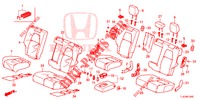 REAR SEAT/SEATBELT (5 PASSAGERS) for Honda CR-V 1.5 MID 5 Doors full automatic 2019