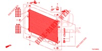 AIR CONDITIONER (CONDENSATEUR) (1) for Honda CR-V DIESEL 1.6 COMFORT 5 Doors 6 speed manual 2014