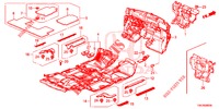 FLOOR MAT/INSULATOR  for Honda CR-V DIESEL 1.6 COMFORT 5 Doors 6 speed manual 2014
