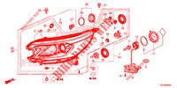 HEADLIGHT  for Honda CR-V DIESEL 1.6 COMFORT 5 Doors 6 speed manual 2014