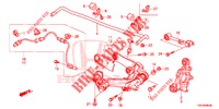 REAR LOWER ARM/RADIUS ROD  for Honda CR-V DIESEL 1.6 COMFORT 5 Doors 6 speed manual 2014
