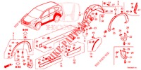 SIDE SILL GARNISH/PROTECT OR  for Honda CR-V DIESEL 1.6 COMFORT 5 Doors 6 speed manual 2014