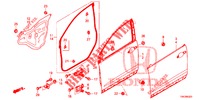 FRONT DOOR PANELS (2D)  for Honda CR-V DIESEL 1.6 ELEGANCE 5 Doors 6 speed manual 2014