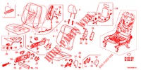 FRONT SEAT/SEATBELTS (D.) for Honda CR-V DIESEL 1.6 ELEGANCE 5 Doors 6 speed manual 2014