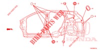 GROMMET (LATERAL) for Honda CR-V DIESEL 1.6 ELEGANCE 5 Doors 6 speed manual 2014