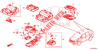INTERIOR LIGHT  for Honda CR-V DIESEL 1.6 ELEGANCE 5 Doors 6 speed manual 2014