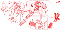 PEDAL (LH) for Honda CR-V DIESEL 1.6 ELEGANCE 5 Doors 6 speed manual 2014
