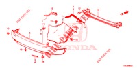 REAR BUMPER  for Honda CR-V DIESEL 1.6 ELEGANCE 5 Doors 6 speed manual 2014