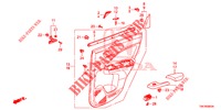 REAR DOOR LINING (4D)  for Honda CR-V DIESEL 1.6 ELEGANCE 5 Doors 6 speed manual 2014