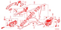 REAR DOOR LOCKS/OUTER HAN DLE  for Honda CR-V DIESEL 1.6 ELEGANCE 5 Doors 6 speed manual 2014