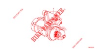 STARTER MOTOR (DENSO) (DIESEL) (1.6L) for Honda CR-V DIESEL 1.6 ELEGANCE 5 Doors 6 speed manual 2014