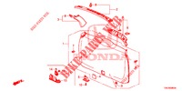 TAILGATE LINING/ REAR PANEL LINING (2D)  for Honda CR-V DIESEL 1.6 ELEGANCE 5 Doors 6 speed manual 2014