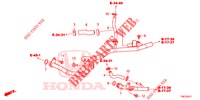 WATER HOSE/HEATER DUCT (DIESEL) (1.6L) for Honda CR-V DIESEL 1.6 ELEGANCE 5 Doors 6 speed manual 2014