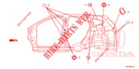 GROMMET (LATERAL) for Honda CR-V DIESEL 1.6 EXECUTIVE NAVI 5 Doors 6 speed manual 2014