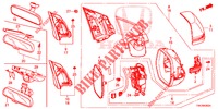 MIRROR/SUNVISOR (3) for Honda CR-V DIESEL 1.6 EXECUTIVE NAVI 5 Doors 6 speed manual 2014