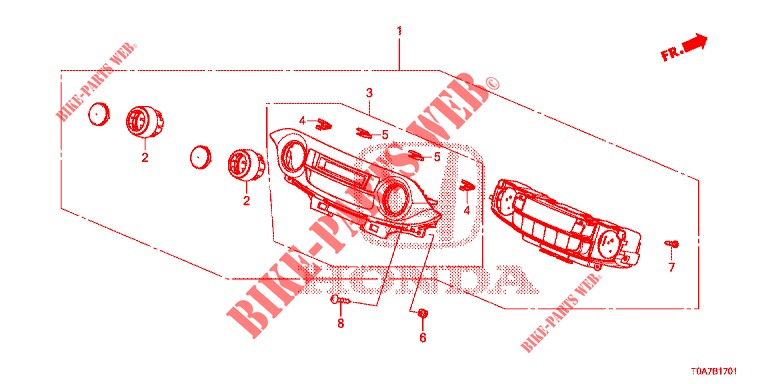 AUTO AIR CONDITIONER CONT ROL(1)  for Honda CR-V DIESEL 1.6 EXECUTIVE NAVI 5 Doors 6 speed manual 2014
