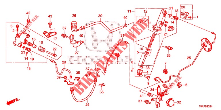 BRAKE MASTER CYLINDER (DIESEL) (1.6L) (LH) for Honda CR-V DIESEL 1.6 EXECUTIVE NAVI 5 Doors 6 speed manual 2014
