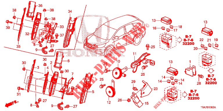 CONTROL UNIT (COMPARTIMENT MOTEUR) (DIESEL) (1) for Honda CR-V DIESEL 1.6 EXECUTIVE NAVI 5 Doors 6 speed manual 2014