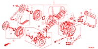 AIR CONDITIONER (COMPRESSEUR) (4) for Honda CR-V DIESEL 2.2 COMFORT 5 Doors 6 speed manual 2014