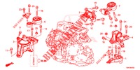 ENGINE MOUNTS (DIESEL) (2.2L) (MT) for Honda CR-V DIESEL 2.2 COMFORT 5 Doors 6 speed manual 2014