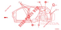 GROMMET (LATERAL) for Honda CR-V DIESEL 2.2 COMFORT 5 Doors 6 speed manual 2014