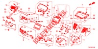 INSTRUMENT GARNISH (COTE DE CONDUCTEUR) (LH) for Honda CR-V DIESEL 2.2 COMFORT 5 Doors 6 speed manual 2014