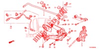 REAR LOWER ARM/RADIUS ROD  for Honda CR-V DIESEL 2.2 COMFORT 5 Doors 6 speed manual 2014