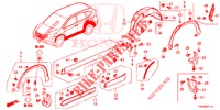SIDE SILL GARNISH/PROTECT OR  for Honda CR-V DIESEL 2.2 COMFORT 5 Doors 6 speed manual 2014