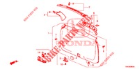 TAILGATE LINING/ REAR PANEL LINING (2D)  for Honda CR-V DIESEL 2.2 COMFORT 5 Doors 6 speed manual 2014
