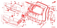 TAILGATE PANEL (2D)  for Honda CR-V DIESEL 2.2 COMFORT 5 Doors 6 speed manual 2014