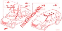 WIRE HARNESS (LH) (4) for Honda CR-V DIESEL 2.2 COMFORT 5 Doors 6 speed manual 2014