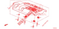 ENGINE COVER (DIESEL) (2.2L) for Honda CR-V DIESEL 2.2 COMFORT 5 Doors 5 speed automatic 2014
