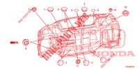 GROMMET (INFERIEUR) for Honda CR-V DIESEL 2.2 COMFORT 5 Doors 5 speed automatic 2014