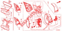 MIRROR/SUNVISOR (3) for Honda CR-V DIESEL 2.2 COMFORT 5 Doors 5 speed automatic 2014