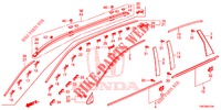 FRONT GRILLE/MOLDING  for Honda CR-V DIESEL 2.2 ELEGANCE 5 Doors 5 speed automatic 2014