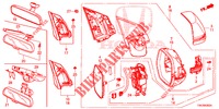 MIRROR/SUNVISOR (3) for Honda CR-V DIESEL 2.2 ELEGANCE 5 Doors 5 speed automatic 2014
